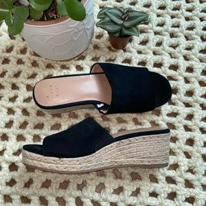 A New Day Black Wedges